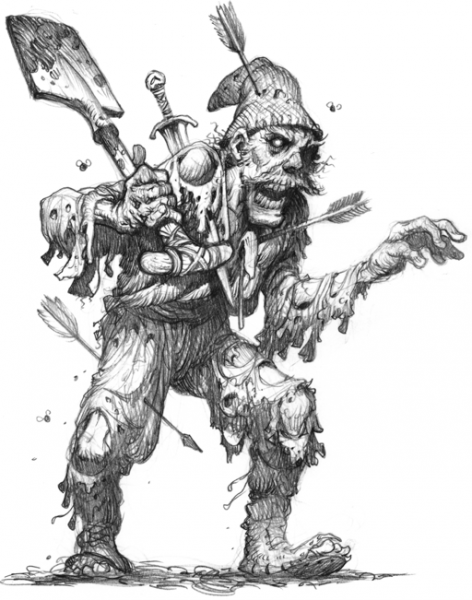 Zombie Gravedigger