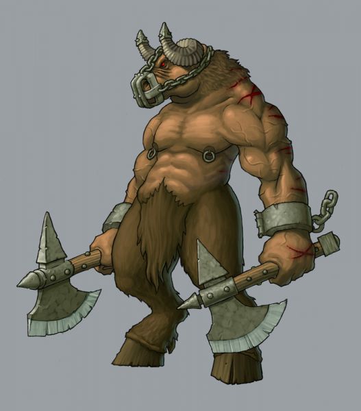 dungeon minotaur slave