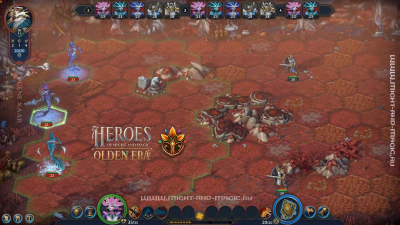 Heroes of Might & Magic: Olden Era. Состав Sylvan Murmurwoods Nayads