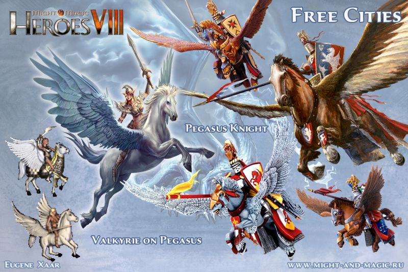 Might & Magic: Heroes VIII 8 Free cities 6 Pegasus Knight