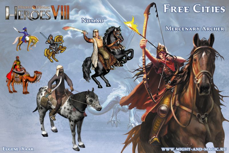 Might & Magic: Heroes VIII 8 Free cities 6 Nomad