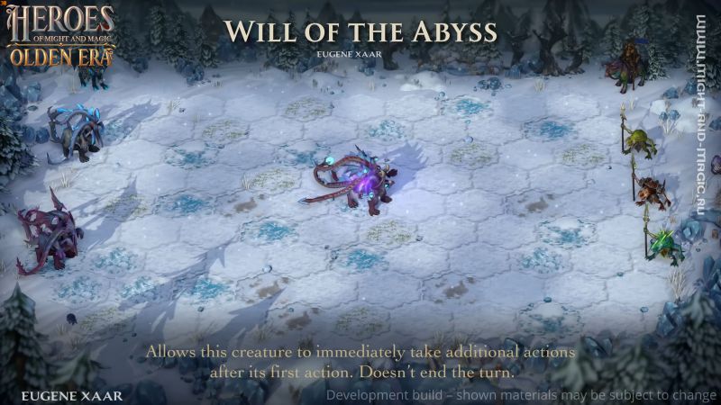 Heroes of Might & Magic: Olden Era. Schism. Abyssal Overseer - Will Of Abyss