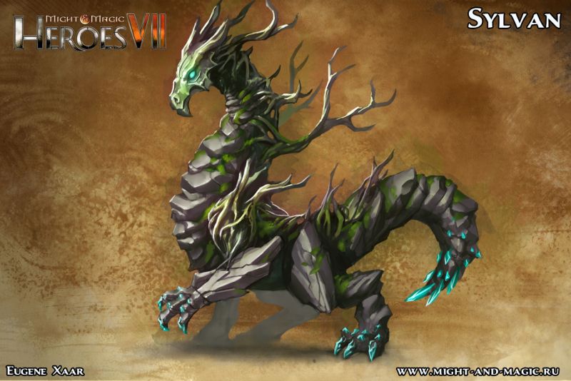 Heroes 7 Sylvan Green Dragon