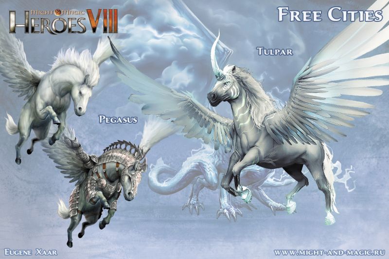 Might & Magic: Heroes VIII 8 Free cities 6 Pegasus Tulpar