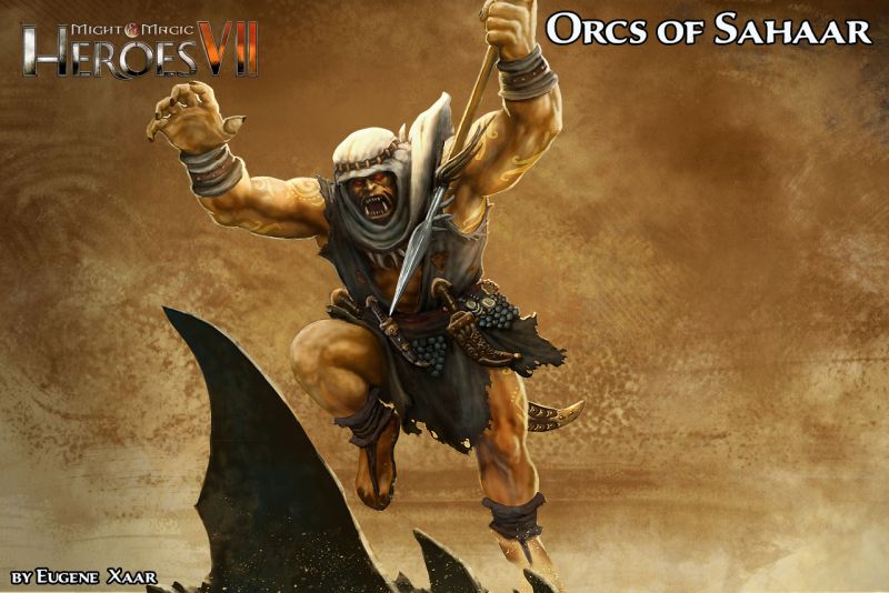 Heroes 7 Stronghold Sahaar Orc Hunter