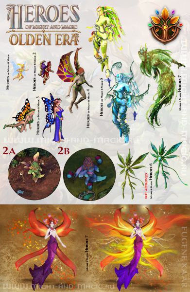 Heroes of Might & Magic: Olden Era. Состав Sylvan Murmurwoods 2