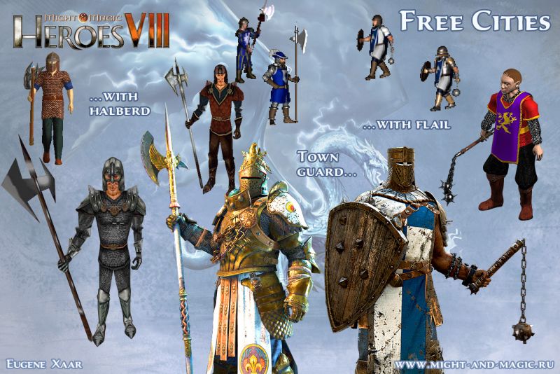 Might & Magic: Heroes VIII 8 Free cities 1 Town Guard