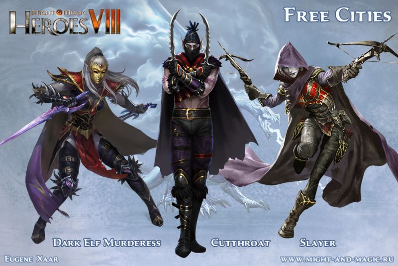 Might & Magic: Heroes VIII 8 Free cities 3 Assassin Elf