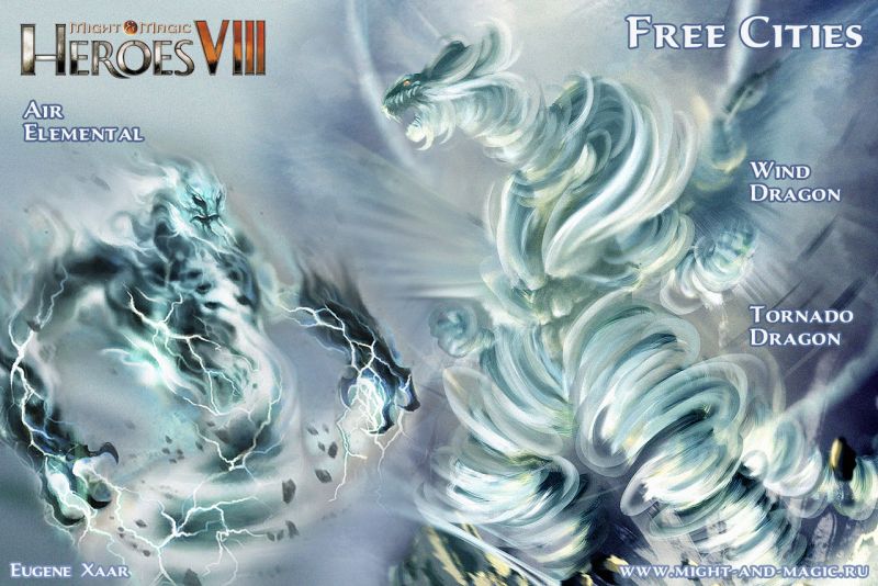 Might & Magic: Heroes VIII 8 Free cities 5 Elemental Air