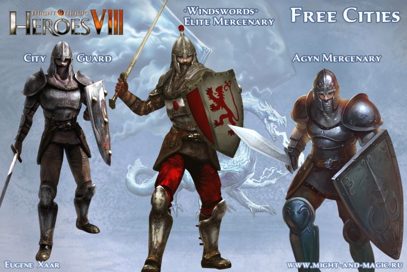 Might & Magic: Heroes VIII (8) Free cities 1 Mercenary