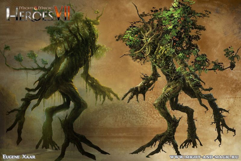 Heroes 7 Sylvan Treant and Ancient Treant