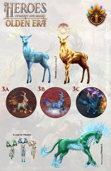 Heroes of Might & Magic: Olden Era. Состав Sylvan Murmurwoods 3