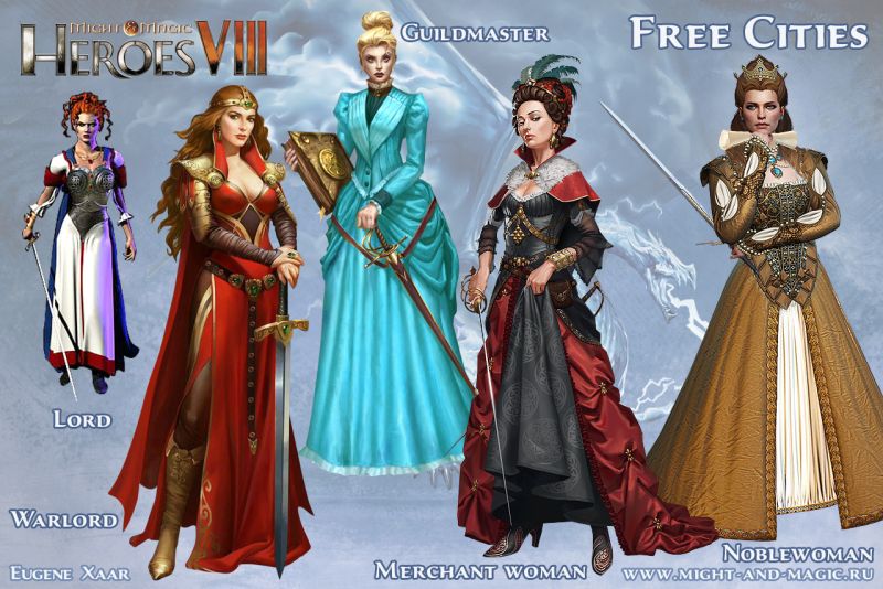 Might & Magic: Heroes VIII (8) Free Cities Noblewoman