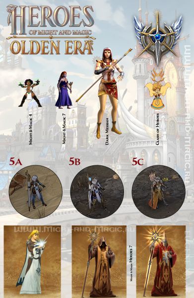 Heroes of Might & Magic: Olden Era. Temple army. 5