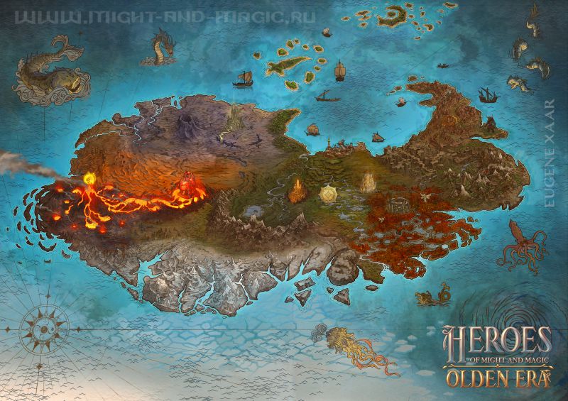 Heroes of Might & Magic: Olden Era. Map v. 2.0