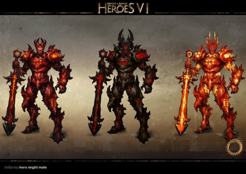 H6 inferno hero Might male