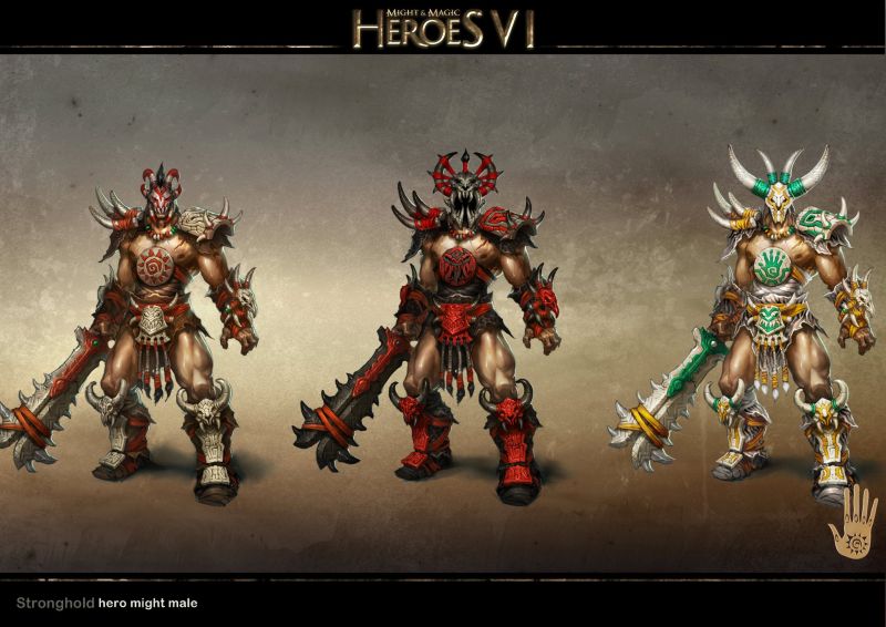 Stronghold Might Male Hero (Neutral, Blood, Tears)