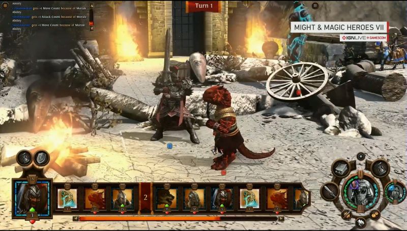 Might & Magic Heroes 7 Gameplay Demo   IGN Live Gamescom 2014 16