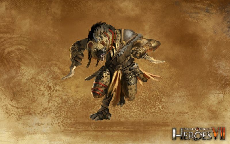 Heroes 7 Stronghold Gnoll artwork