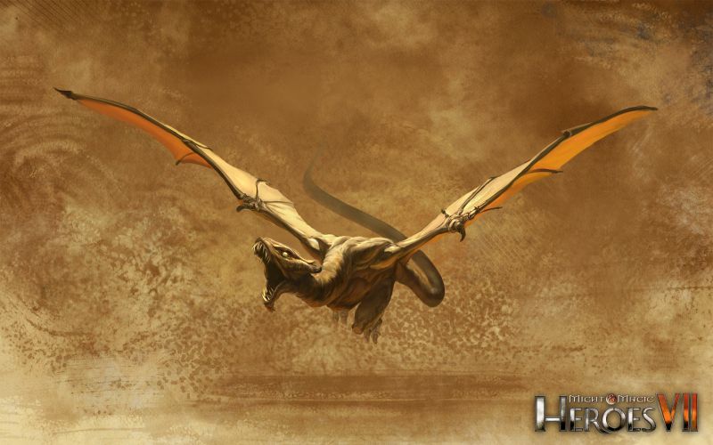 Heroes 7 Stronghold Sand Wyvern artwork