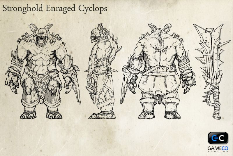 MMH7 Stronghold Enraged Cyclops