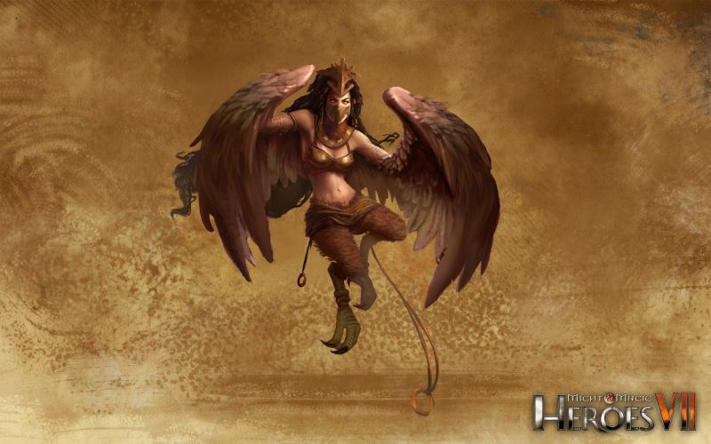 Heroes 7 Stronghold Harpy artwork