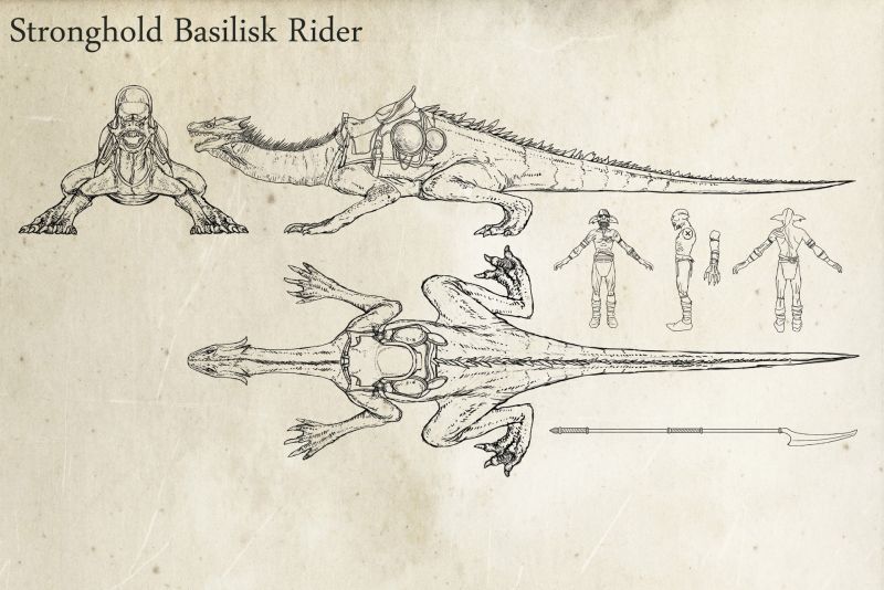 MMH7 Stronghold Basilisk Rider
