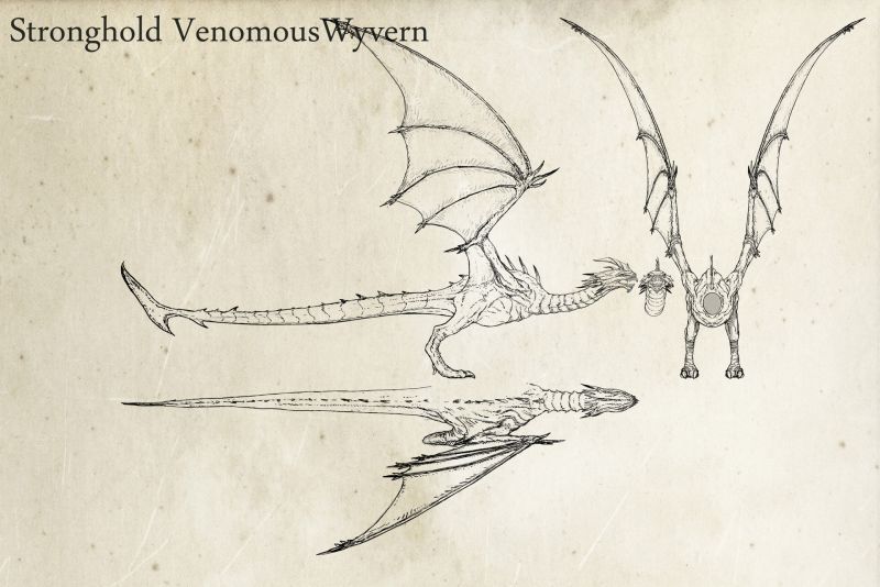 MMH7 Stronghold Venomous Wyvern